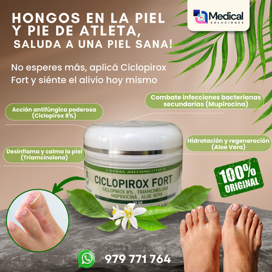 Ciclopirox 8% Creama Antimicotica