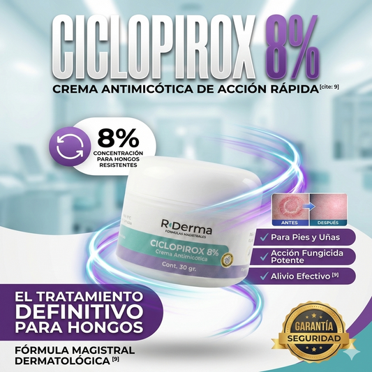 Ciclopirox 8% Creama Antimicotica